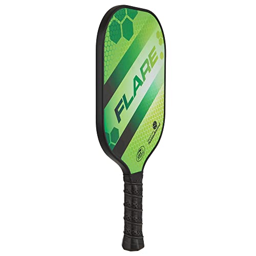 Rally Flare Graphite Pickleball Paddle | Polymer Honeycomb Core, Graphite Hybrid Composite Face | Lightweight