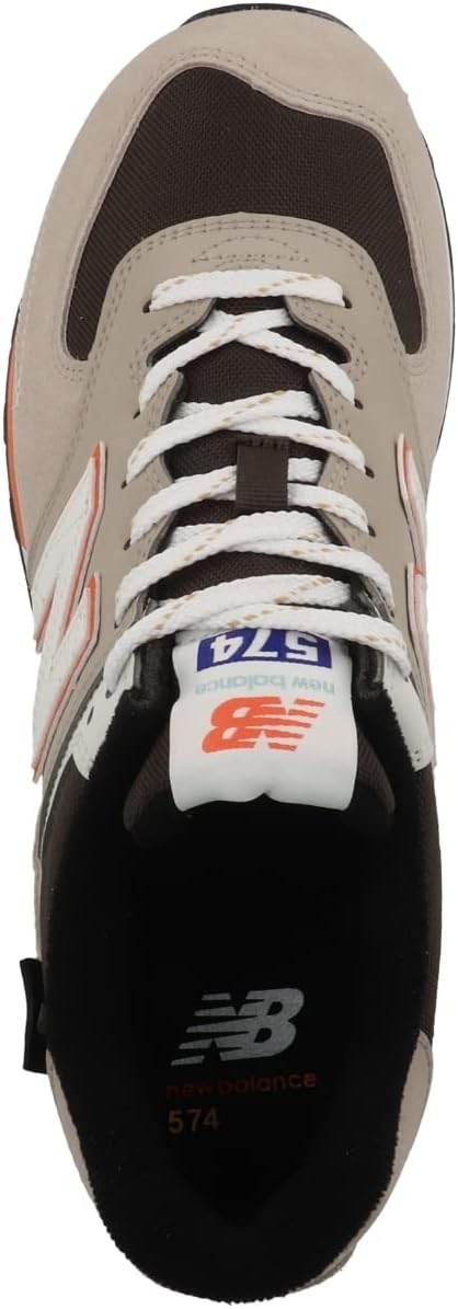 New Balance Men's 574 Core Sneakers, brown, 9