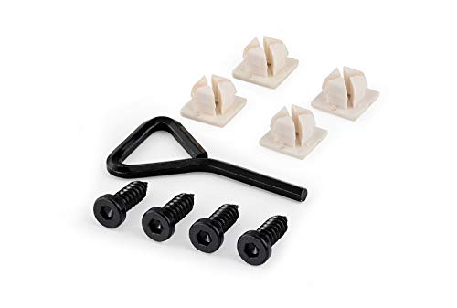 License Plate Screws 1/4-3/4, Self-tapping, Stainless Steel (Black)