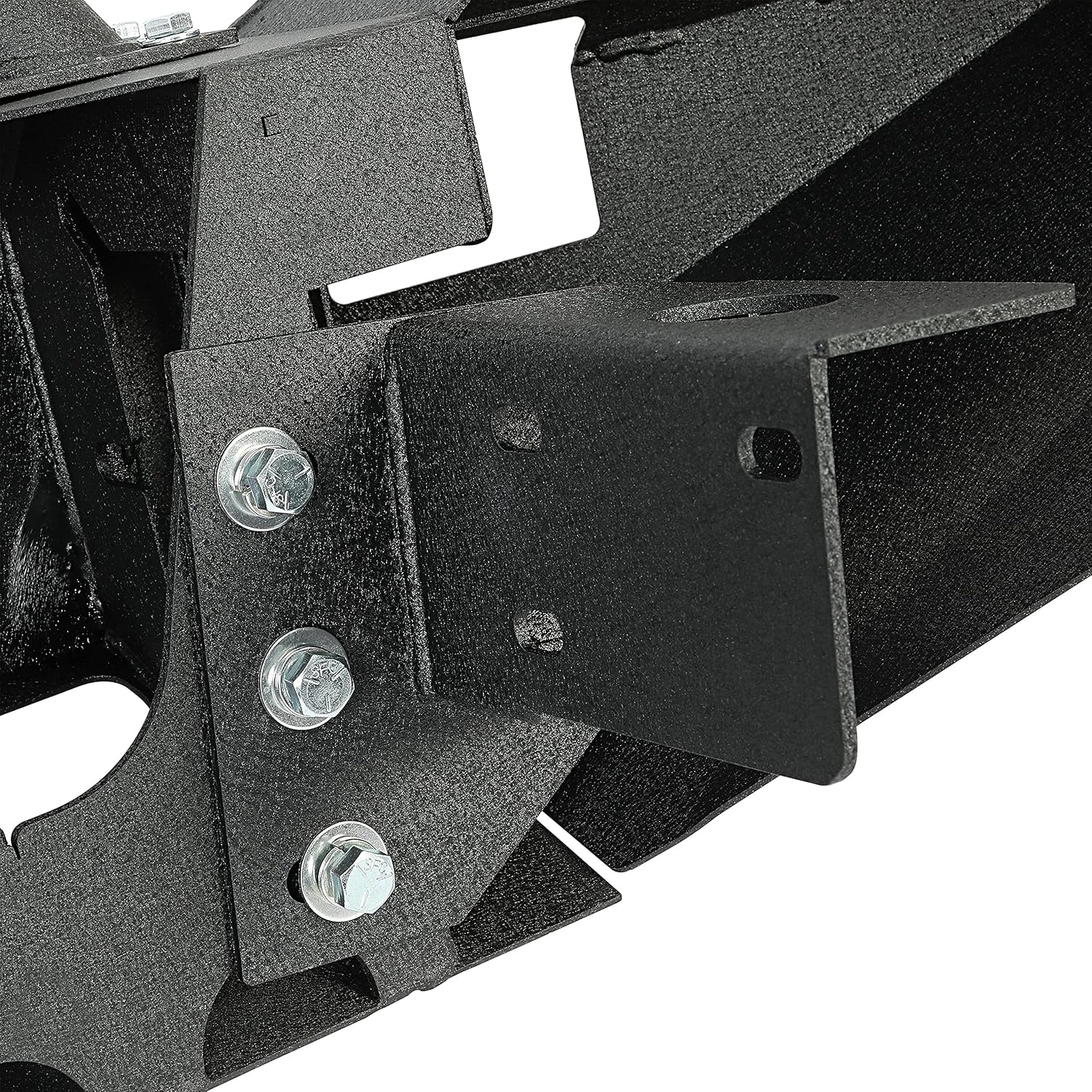 KUAFU Off-Road Steel Front Bumper Compatible with 1997-2004 Dodge Dakota 1998-2003 Dodge Durango w/Bull Bar (2 Packages Shipment)