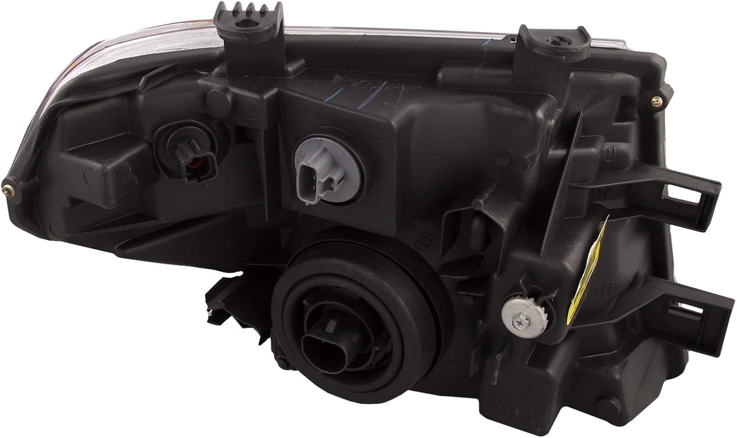 HEADLIGHTSDEPOT Chrome Housing Halogen Headlights Compatible with Nissan Frontier Pathfinder Includes Left Driver and Right Passenger Side Headlamps