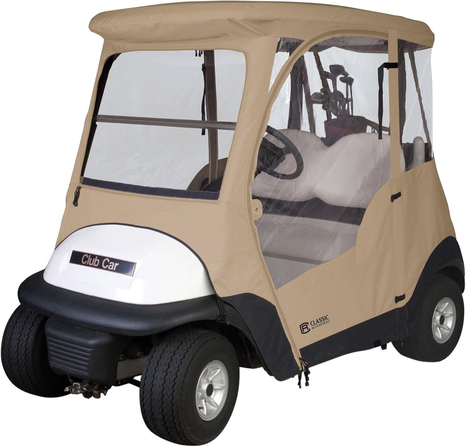 Classic Accessories Fairway 2-Person Club Car Precedent Golf Cart Enclosure
