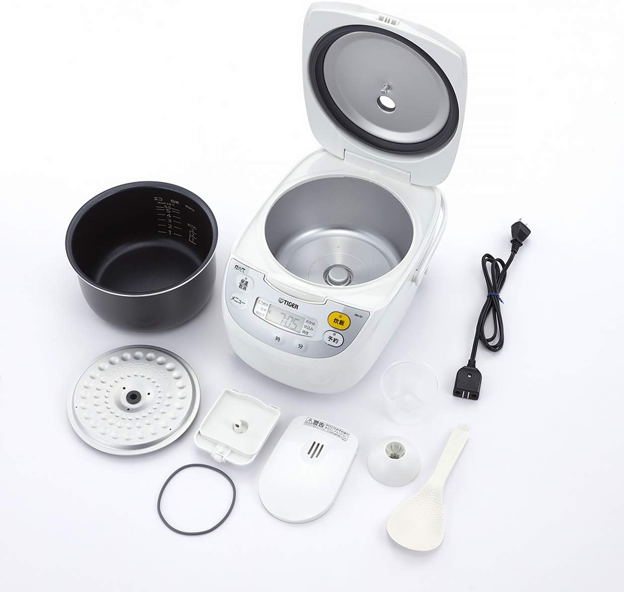 Tiger (cook 5.5 Go) microcomputer rice cooker White TIGER JBH-G101-W