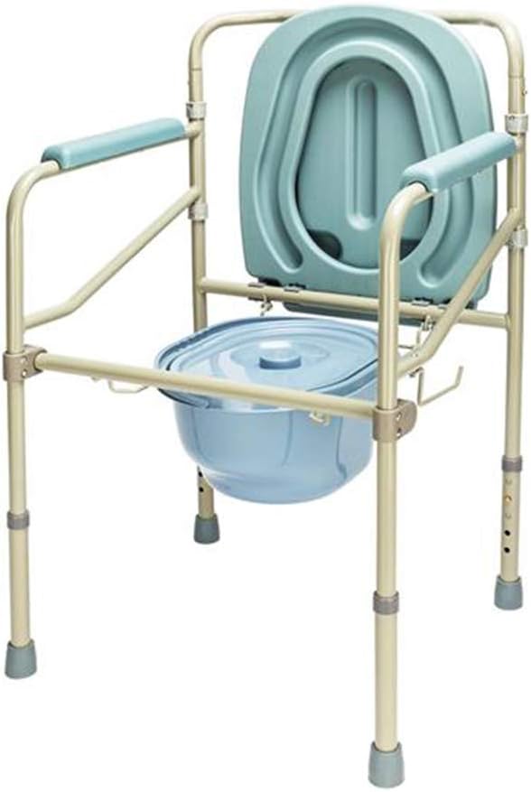 Multifunctional Durable Adult Commode Chair Older People Disabled People Pregnant Women Commode Chair Nursing Room Commode Chair Blue