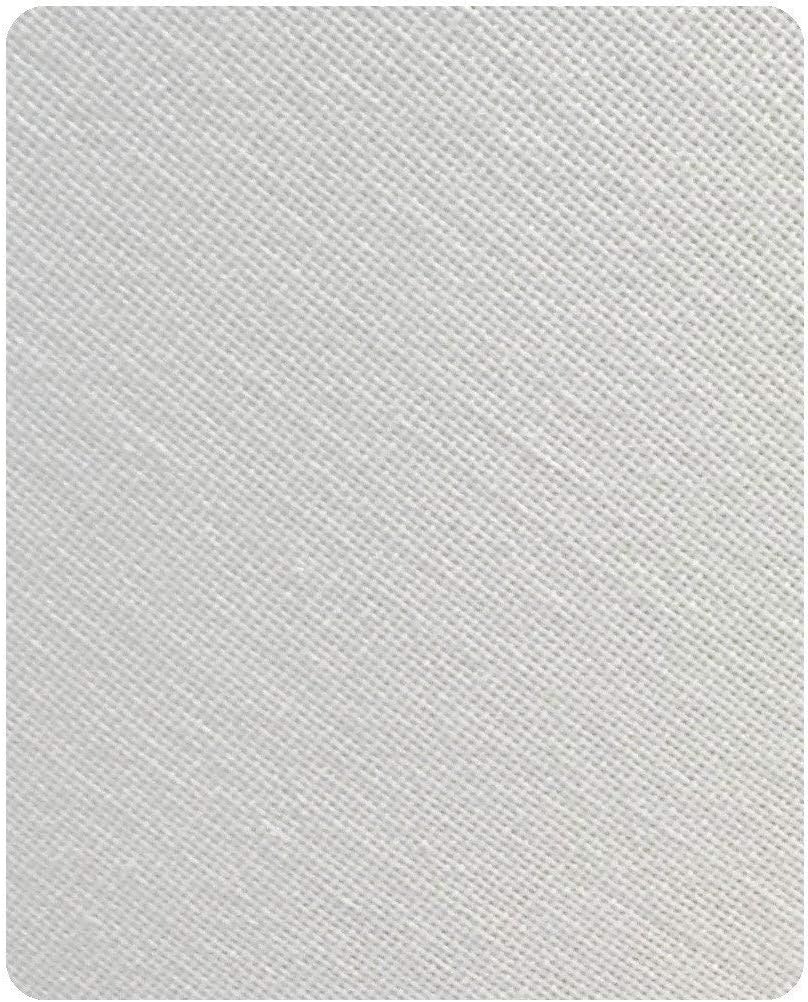 White Linen Shallow Drum Premiere Lampshade 18x18x10