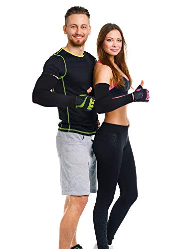 9 Pairs Unisex UV Protection Sleeves Arm Cooling Sleeves Ice Silk Arm Sleeves Arm Cover Sleeves