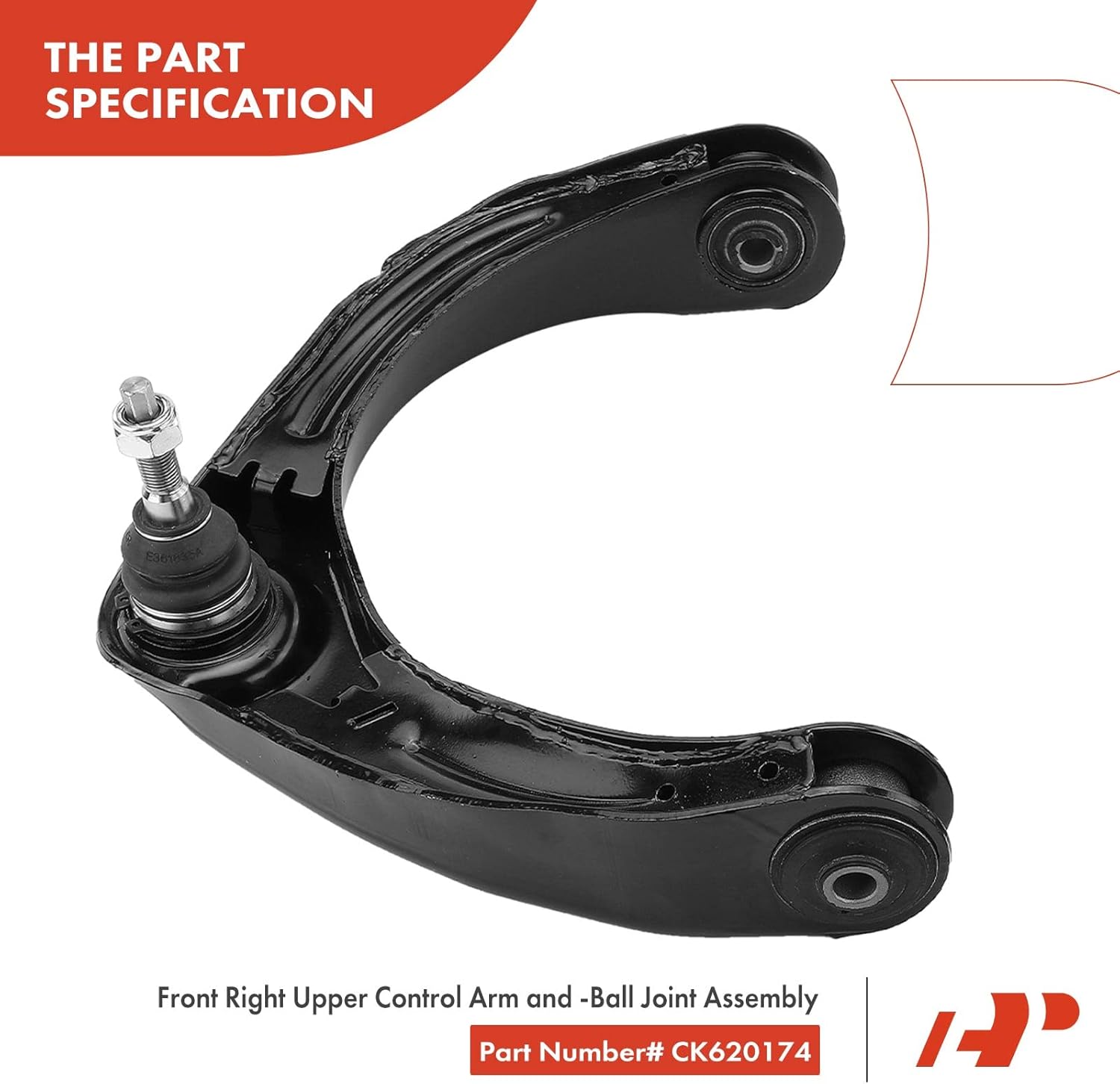 A-Premium Set of 10, Front Upper Control Arm, Sway Bar Link, Lower Ball Joint, Inner Outer Tie Rod End, Compatible with Dodge Ram 1500 2006 2007 2008, 4WD Only