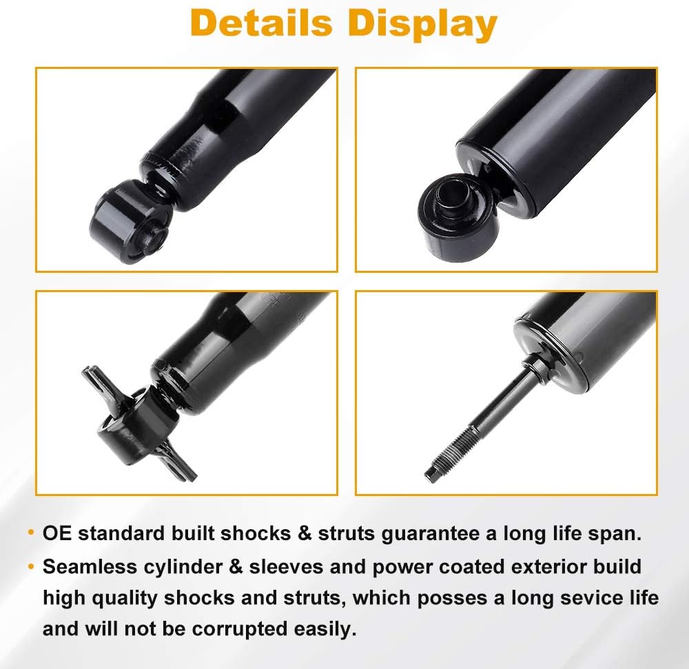 ROADFAR 4x Front Rear Struts Shocks Absorbers Fit for 1999 2000 2001 2002 2003 2004 for Jeep Grand for Cherokee 344342 344341