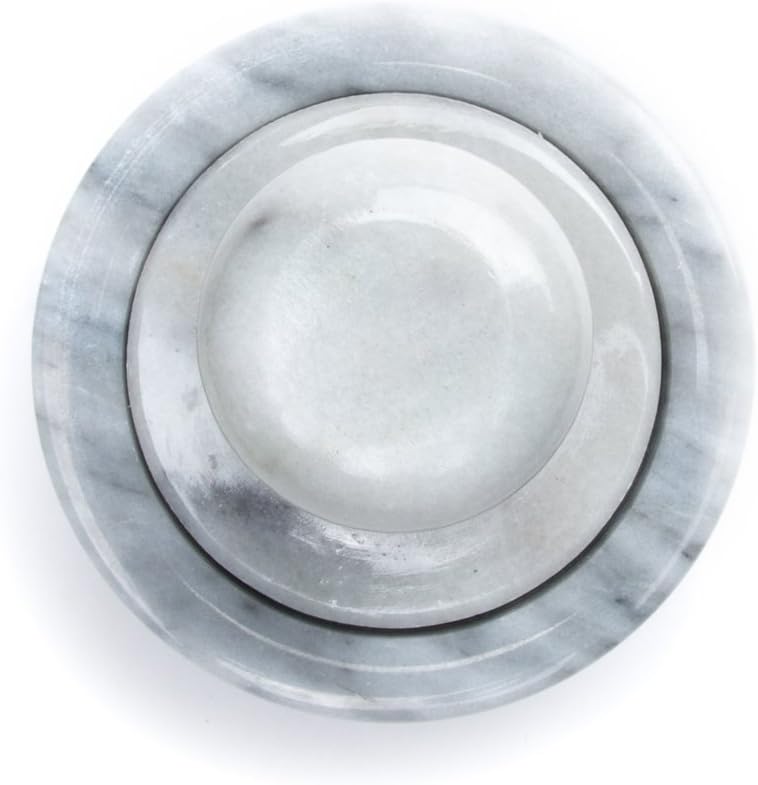 Fox Run Marble Mortar and Pestle, White