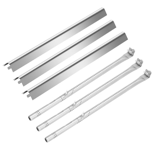 Grill Replacement Part for Charbroil Performance 5 Burner 463450022 463451022 Gas Grill Amplifire 5 Burner 463466522 Accessories,Grill Burner G327-2100-W1, Heat Tent G325-0002-W1,Set of 5