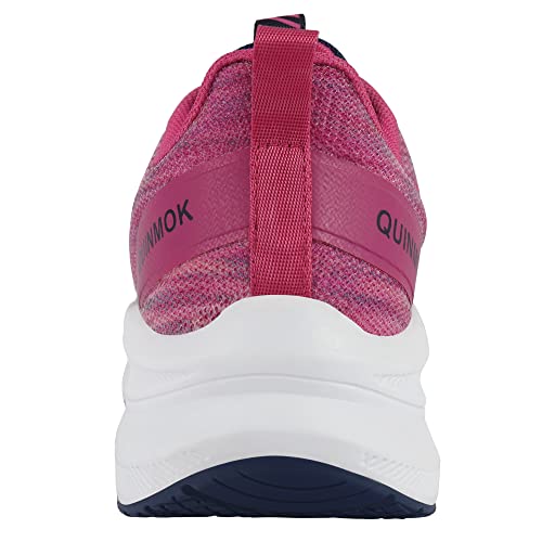 QUINMOK Womens Walking Shoes Non-Slip Tennis Sneakers Mesh Athletic Running Shoes