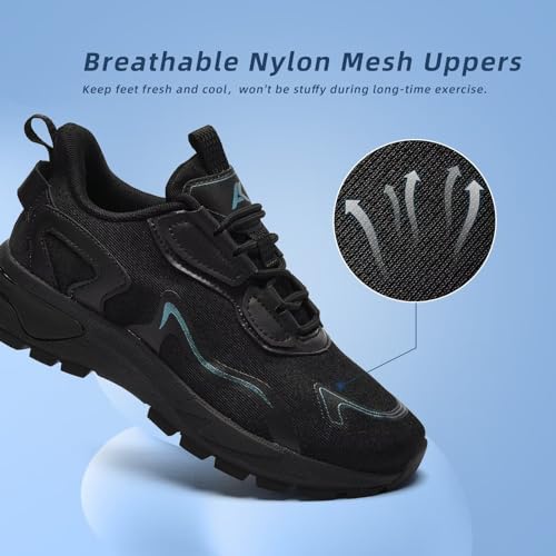 Akk Running Shoes for Women Sneakers - Breathable Walking Tennis Athletic Workout Gym Jogging Shoes Lightweight Non Slip Fashion Sneakers
