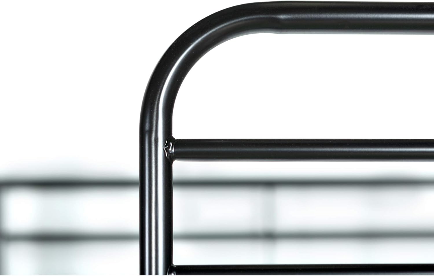 Sunrise Metal Twin-Over-Twin Bunk Bed in Black