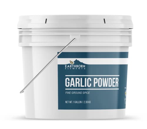 Earthborn Elements Garlic Powder 1 Gallon Bucket, Versatile, Bulk Seasoning, Fine Ground
