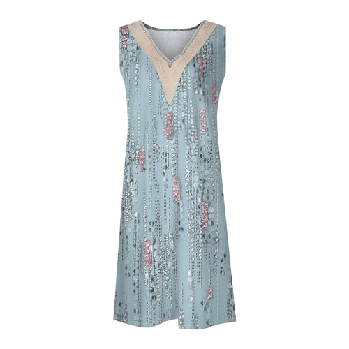 Trendy Summer Off Shoulder Sundresses Casual Plus Size Sexy V Neck Lace Mini Dress Elegant Floral Flowy Short Dress