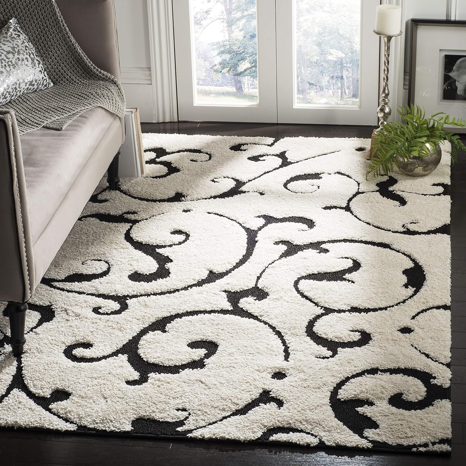 SAFAVIEH Florida Shag Collection Area Rug - 6'7