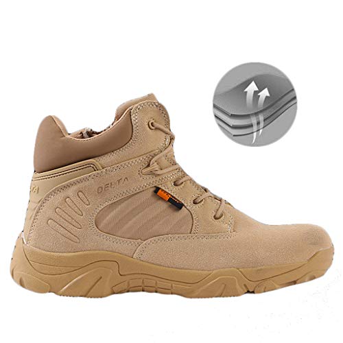 Men's Military Combat Boots Training Shoes Lightweight Waterproof Tactical Jungle Army Shoes Ankle Action Desert Boots