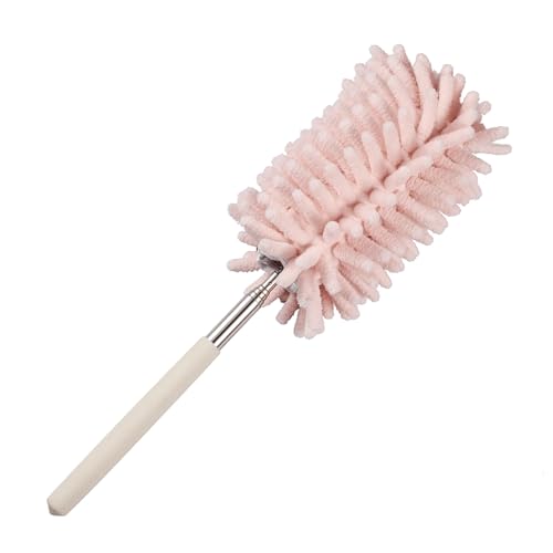 Green Retractable Microfiber Duster for Cleaning Extendable Feather Duster Household Cleaning Tool for Cleaning Car, Office, Window, Furniture