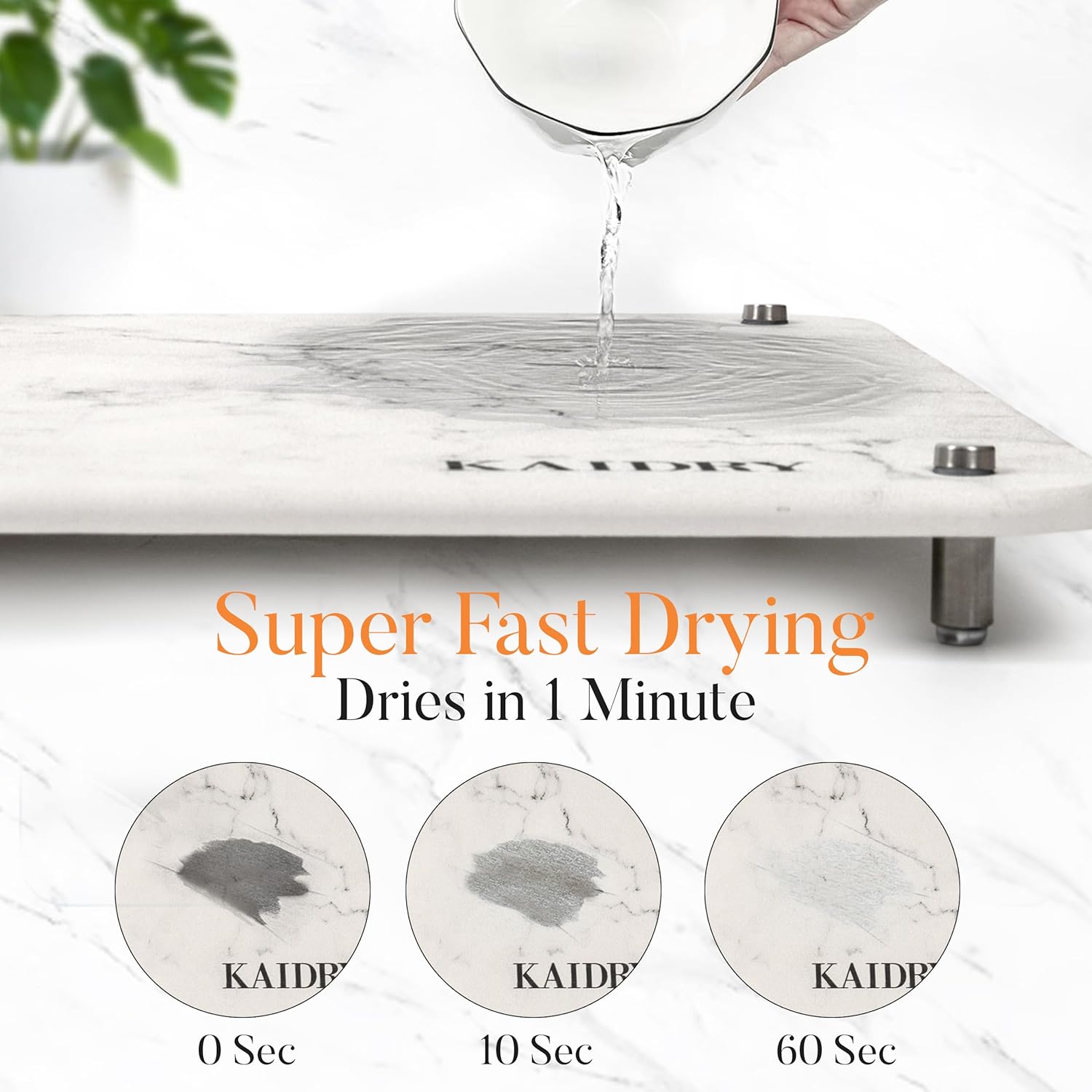 Stone Drying Mat for Kitchen Counter - 17.7