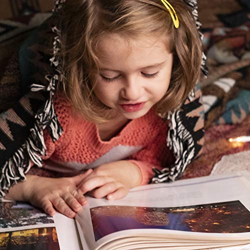 United States American Flag Blanket - Gift Soft Tapestry Throw Woven from Cotton - Made in The USA (69x48)