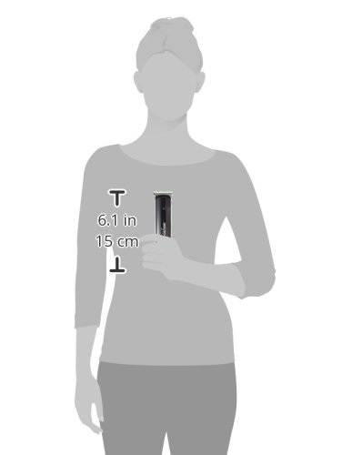 Andis 22705 EasyTrim2 10-Piece Precision Personal Ear, Nose, Eyebrow and Beard Trimmer Kit, Gray