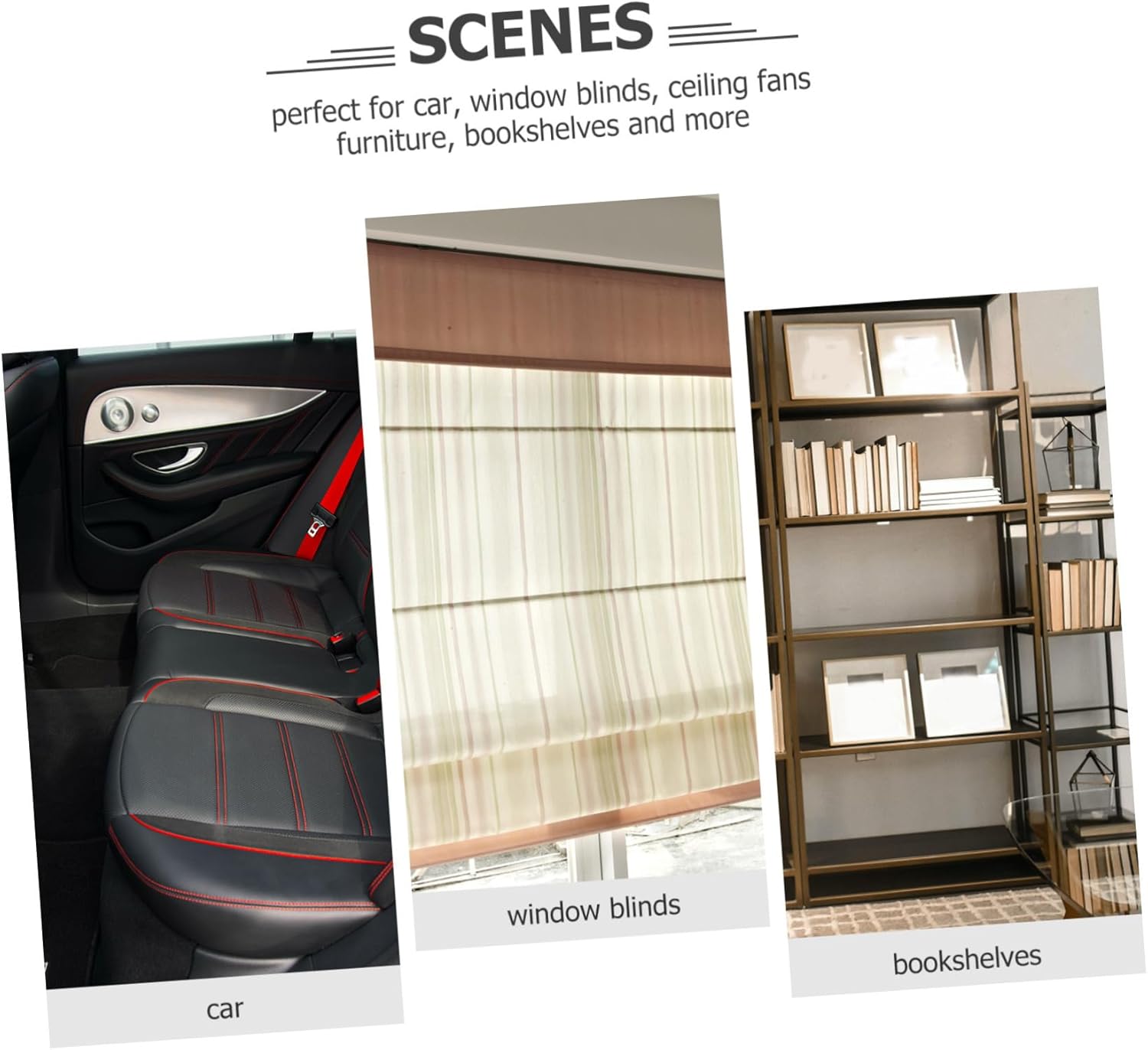 KALLORY Kitchen Accessories Accessories Furniture Cleaning Duster Multifunctional Duster Home Dust Remover Household Cleaning Supplies Handle Dust Sweeper Duster Cleaning Tool