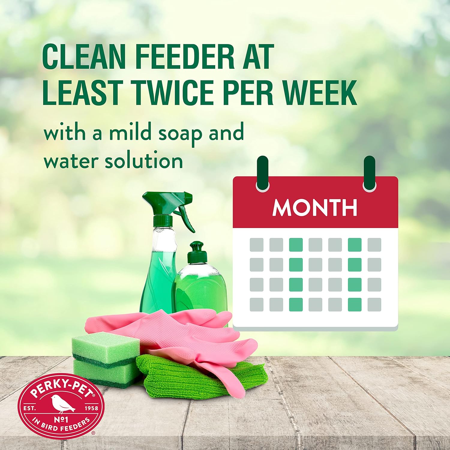 Perky-Pet 9201-6 Top-Fill Pinch-Waist Glass Hummingbird Feeder – 12 oz, PInk