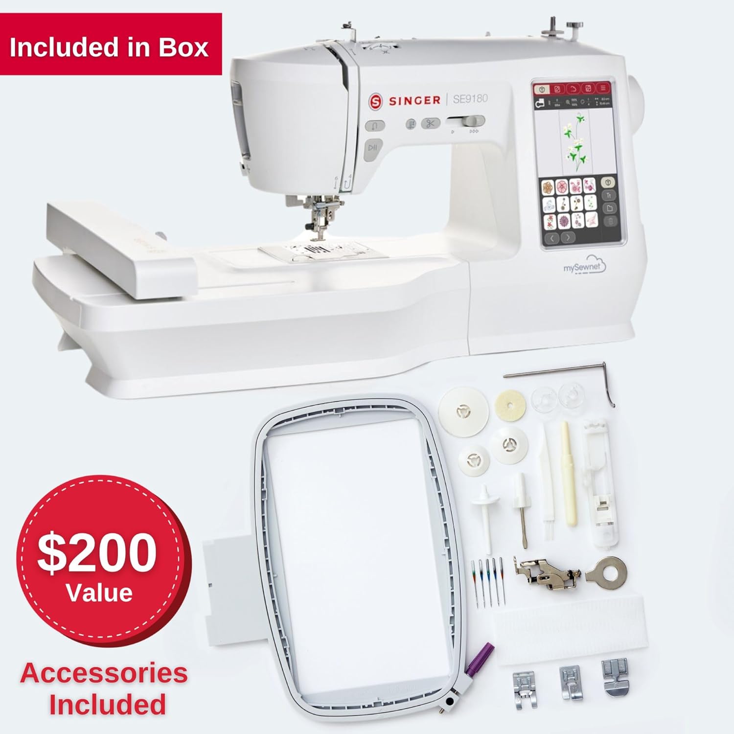 SINGER SE9180 Sewing and Embroidery Machine