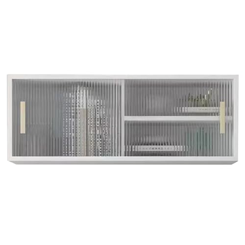 wall cabinet Home Apartment Organizer Wall Cabinet Living Room Decor Storage Cabinet For Kitchen Entryway Study Sliding Door Sideboard Wall-Mounted Floating Cupboard Space-Saving(Size:80*28*33.5cm)