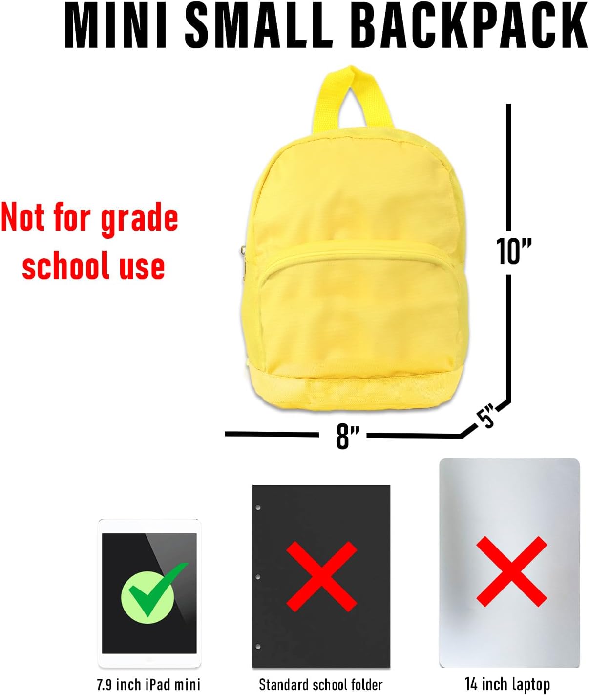 Disney Cars Mini Backpack Set - 10” Canvas Pixar Cars Backpack with Front Pocket and Bottle | Lightning McQueen Backpack Bundle