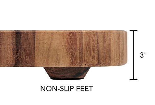 Ironwood Gourmet Big Catch Cutting Board, Acacia Wood, 10.5 x 15 x 1.25 inches