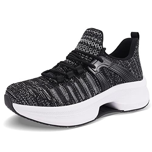 Womens Walking Shoes Slip On Breathable Mesh Running Shoes
