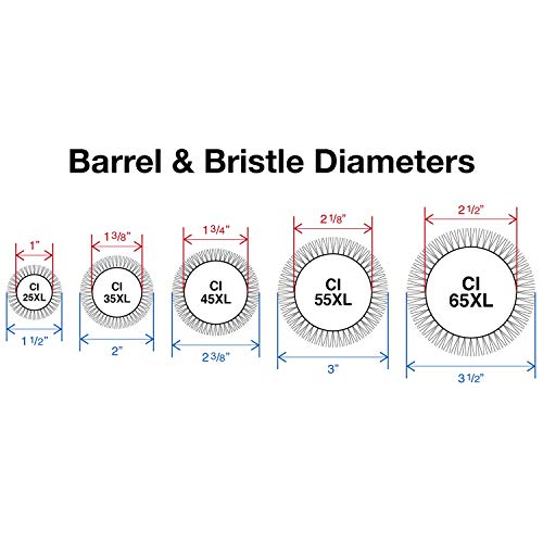 Olivia Garden Ceramic + Ion Speed XL Extra-Long Barrel Hair Brush (not electrical)