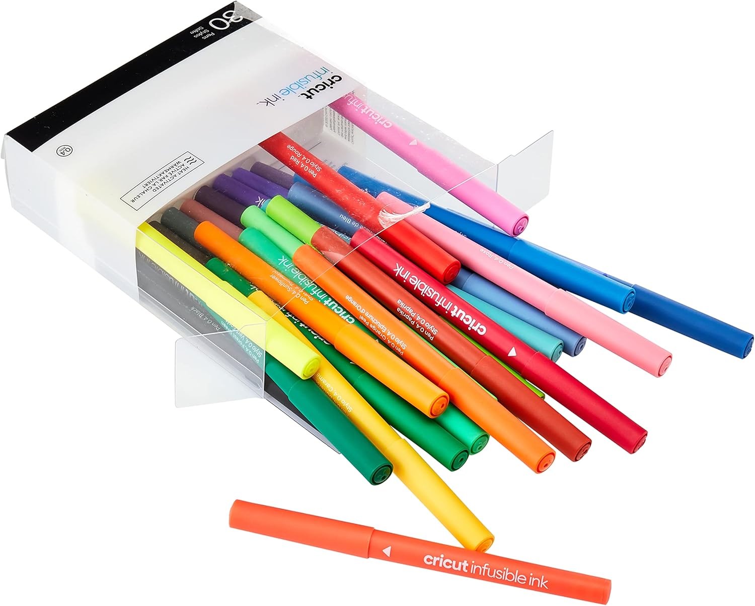 Cricut Pen Set | Ultimate | Fine Point | 30-Pack | for use with Infusible Ink Compatible Blanks EasyPress Autopress