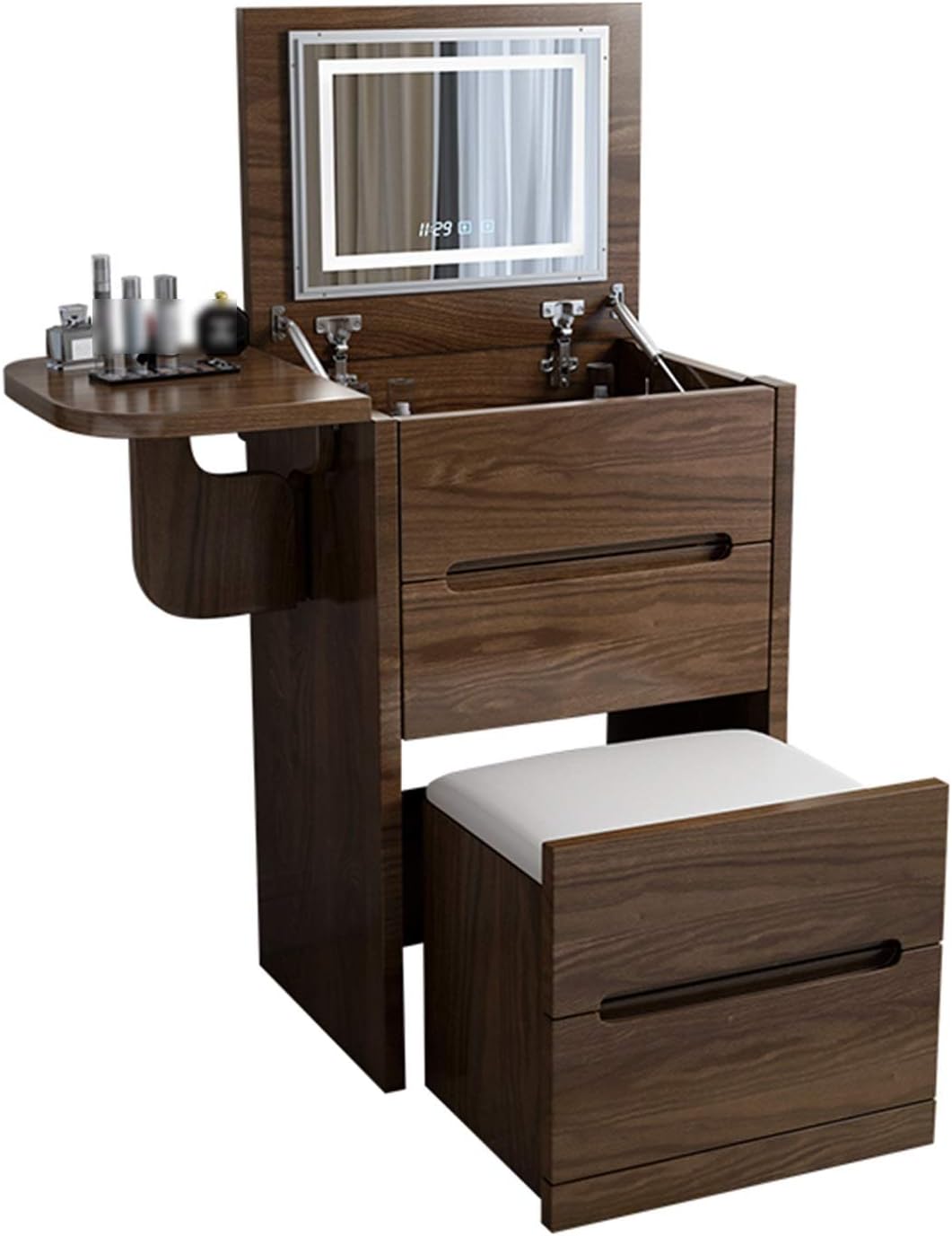 Vanity Table Set Vanity Set with Mirror, Makeup Table Dressing Table Dresser Desk with Drawer