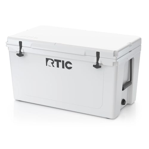 RTIC 110 QT Ultra-Tough Cooler Hard Insulated Portable Ice Chest Box for Beach, Drink, Beverage, Camping, Picnic, Fishing, Boat, Barbecue