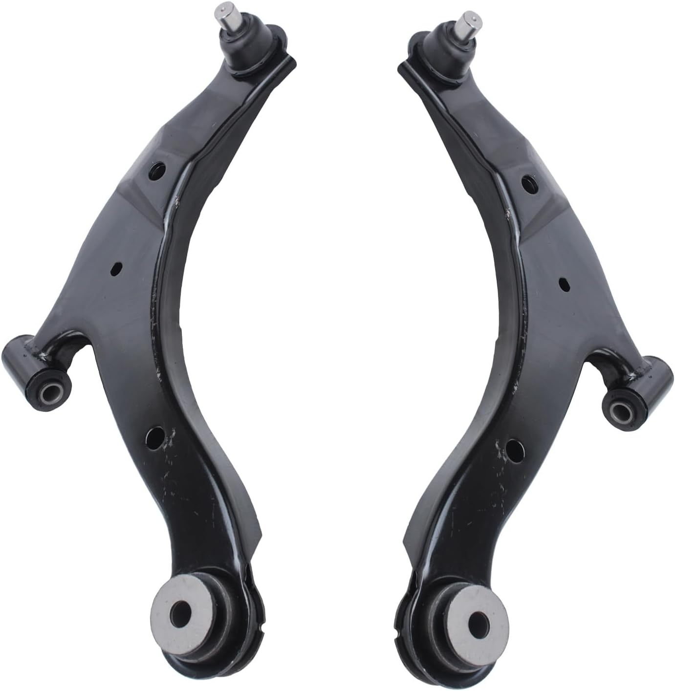 Detroit Axle - 6pc Front End Lower Control Arms Kit for Dodge Neon SX 2.0 Plymouth Neon, 2 Lower Control Arms w/Ball Joints, 4 Inner & Outer Tie Rods Replacement