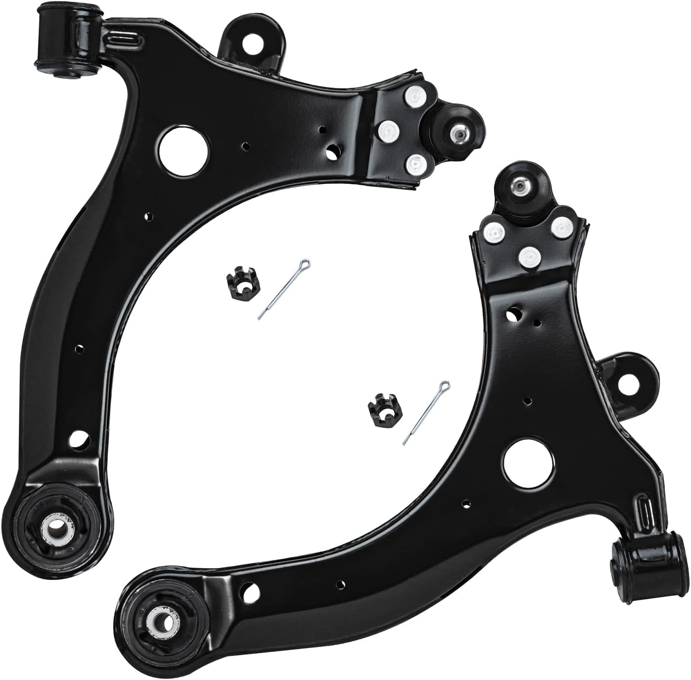 Detroit Axle - 2pc Front Lower Control Arms w/Ball Joints for Chevy Impala Limited Monte Carlo Buick Allure LaCrosse Pontiac Grand Prix, Lower Control Arms & Ball Joints Assembly Set Replacement