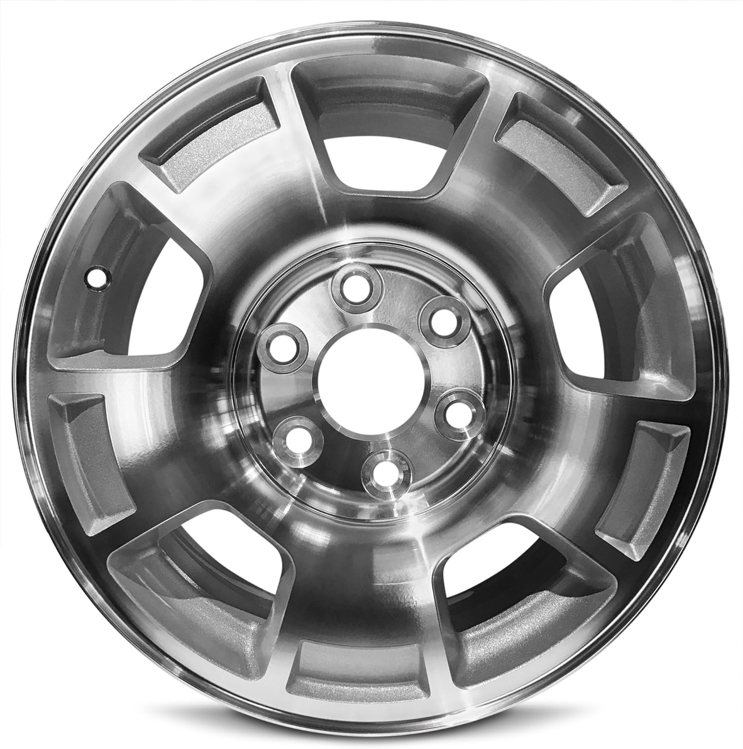 For 2007-2014 Chevrolet Suburban 17 Inch Machined Silver Rim - OE Direct Replacement - Road Ready Car Wheel