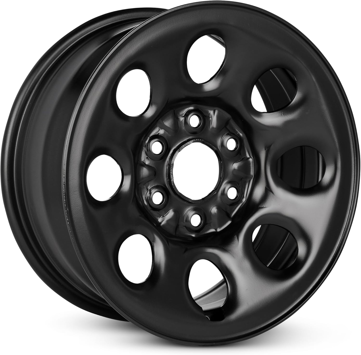 For 2005-2013 Chevrolet Silverado 17 Inch Painted Black Rim - OE Direct Replacement - Road Ready Car Wheel