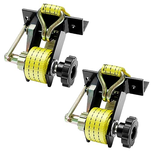 Ladder Rack Ratchet Straps with J-Hook (4 PCS), 1.4