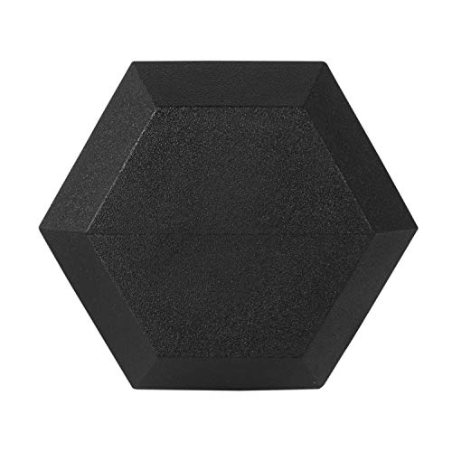 Signature Fitness Premium Rubber Encased Hex Dumbbell, Pairs