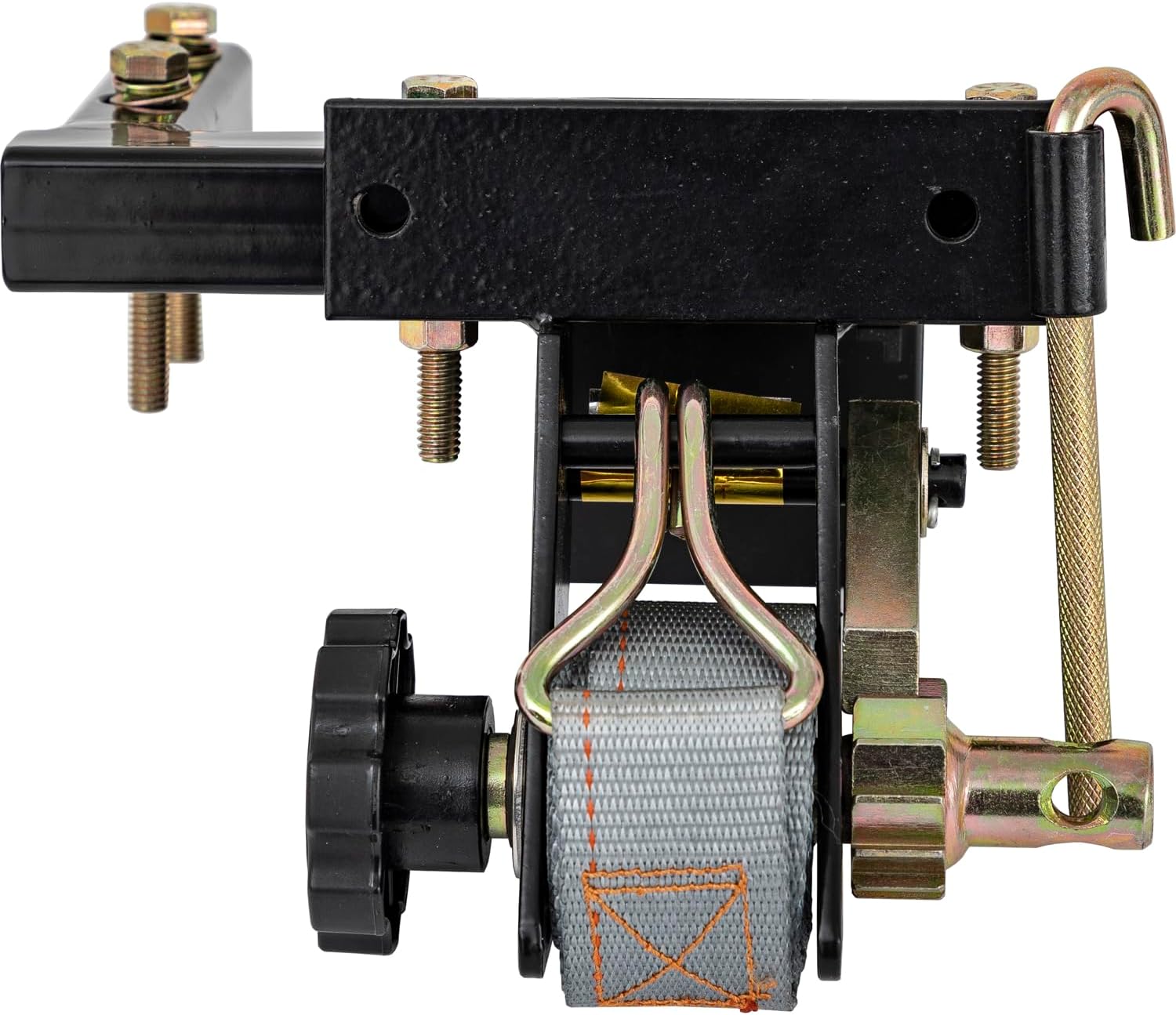 Buyers Products Ratchet Strap Mount with Ratcheting Tie Down for Pickup Truck Ladder Racks