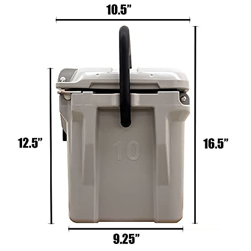 Fatboy 10QT Rotomolded Cooler Chest Ice Box Hard Lunch Box