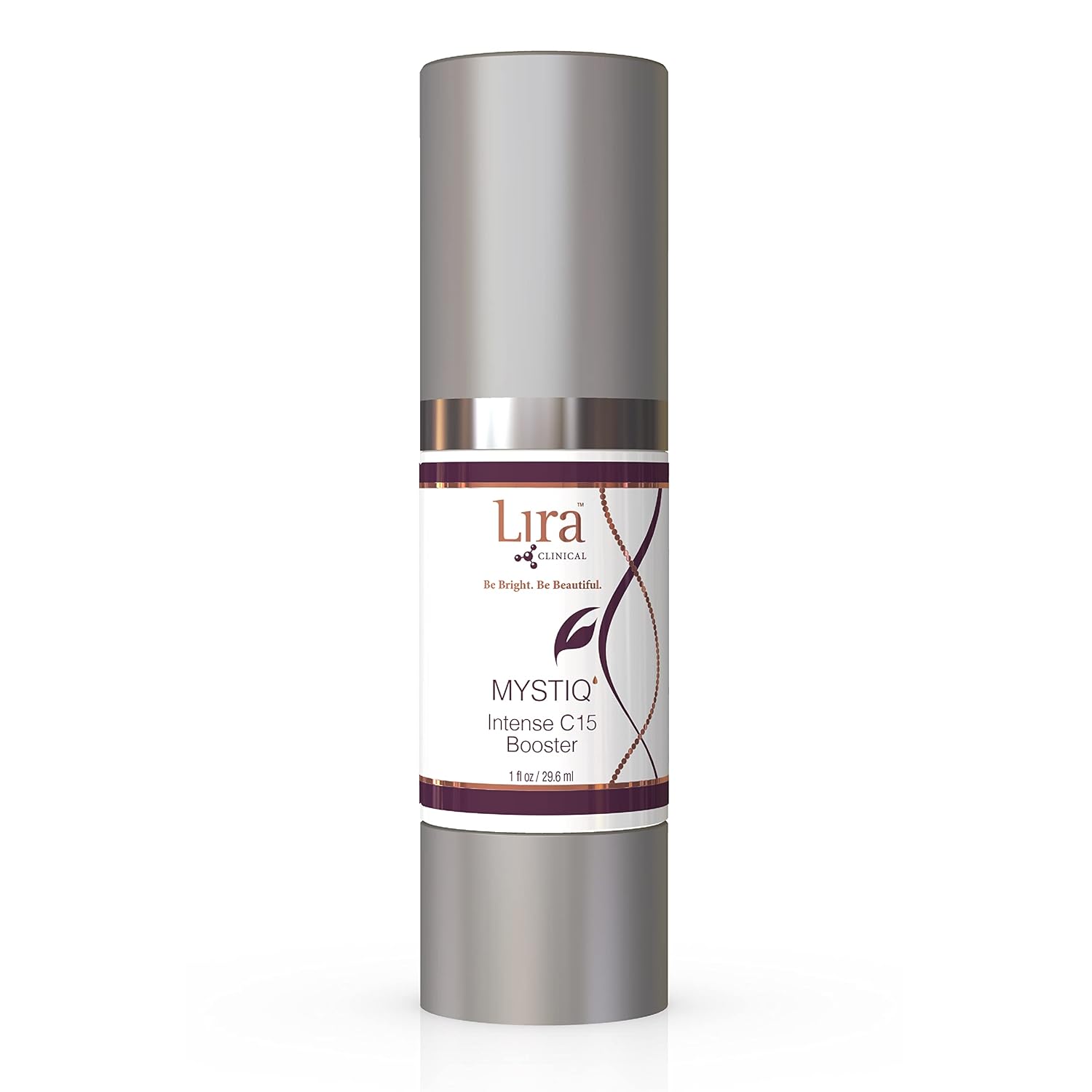 Lira Clinical Intense 15% Vitamin C Serum - Serum for Pore Minimizing & Dark Spots with Plant Stem Cells & Hyaluronic Acid - 1 fl oz