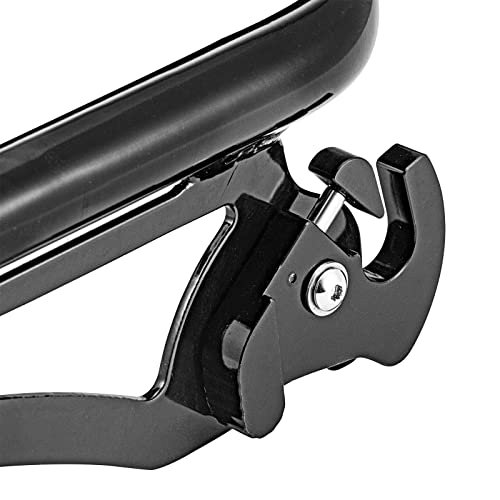 Gloss Black Luggage Rack Stealth Style Detachable Compatible with 2009-2024 Harley Touring Road King Electra Glide Road Glide Street Glide