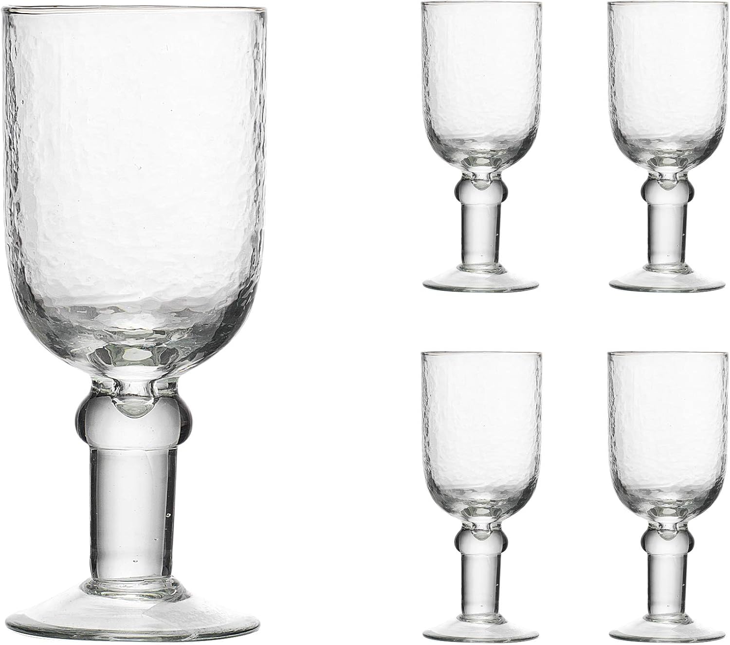 Godinger Wine Goblet Beverage Glass Cup – Clear – Large, Set of 4
