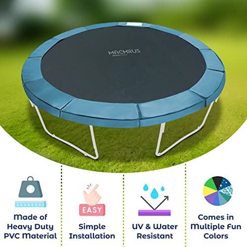 Machrus Upper Bounce Trampoline Replacement Safety Pad 6FT - 16FT Round-Trampoline Spring Cover PVC Trampoline Skirt