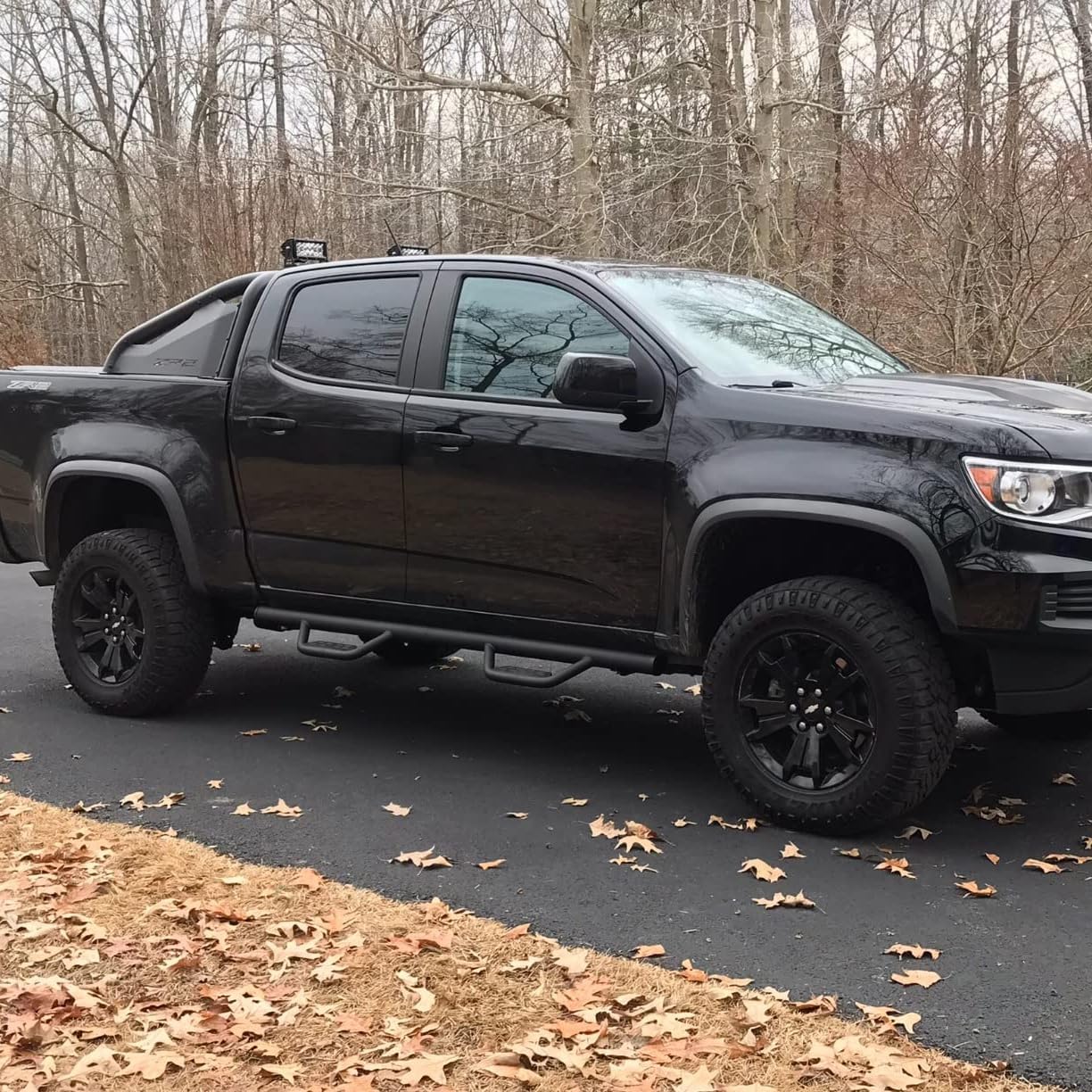 Running Boards Compatible with 2015-2024 Chevy Colorado/Gmc Canyon Crew Cab, 4.5 Inches Drop Down Height Side Steps Running Boards Colorado Crew Cab.