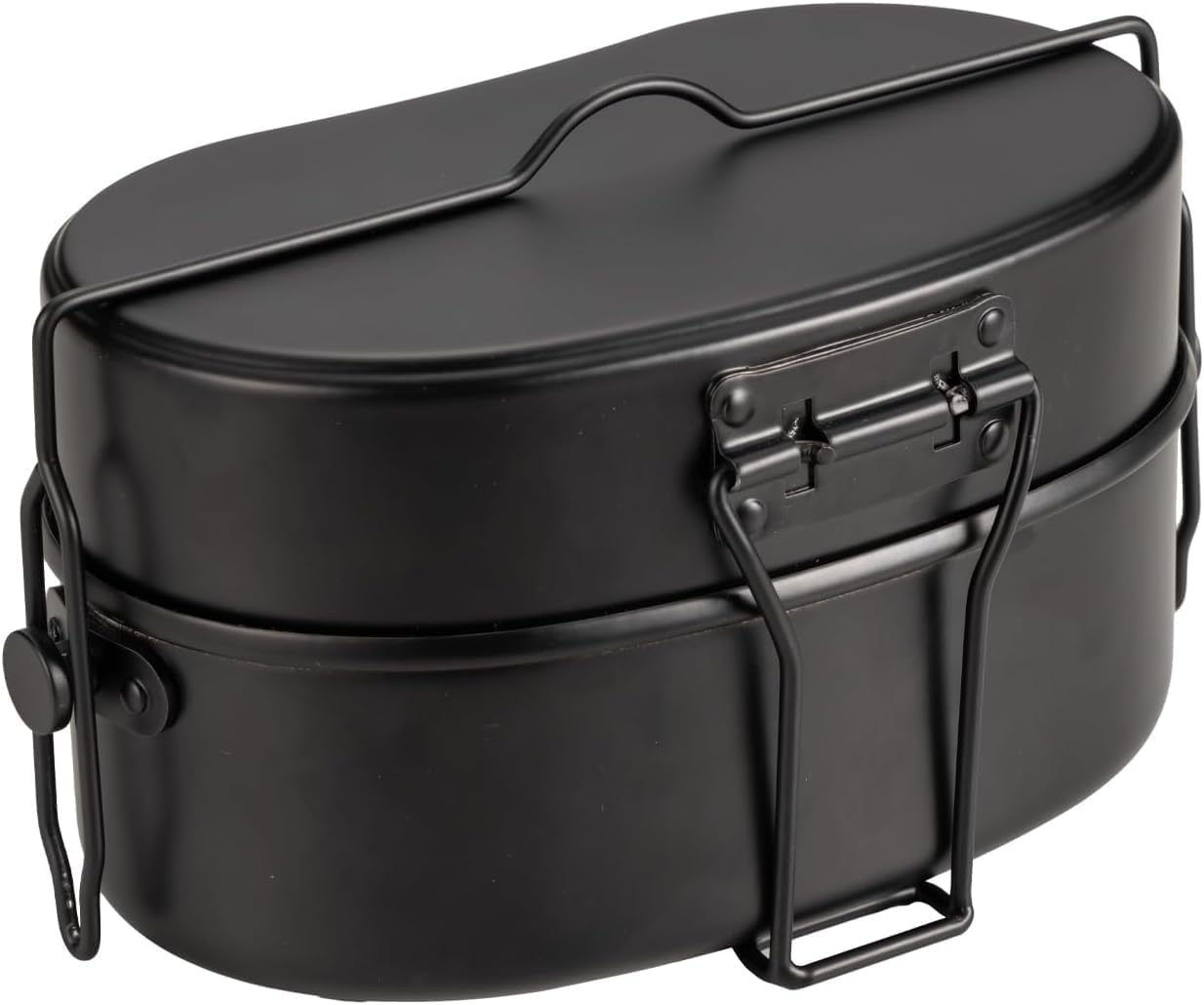 1.1L Aluminum Camping Cookware Set Mess Kit for Camping 1 Person Camp Cooking Set Cooking Kit Backpacking Cooking Set Military Mess Kit Camping Cooking Set Mess Tin